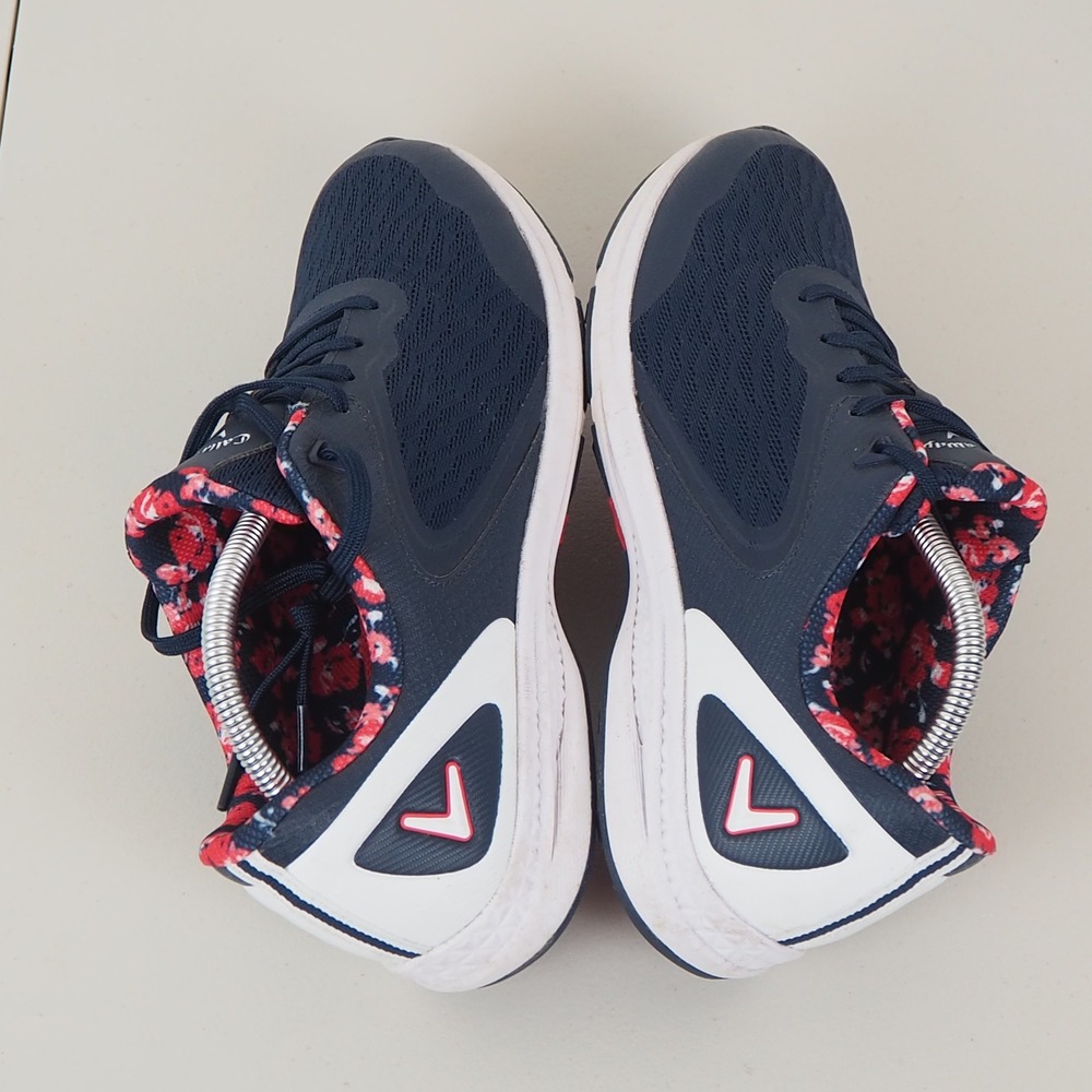 Callaway Golf Coronado v2 Shoes, Blue/Red/White Floral Women's 10, CGW404BWR - Picture 8 of 10